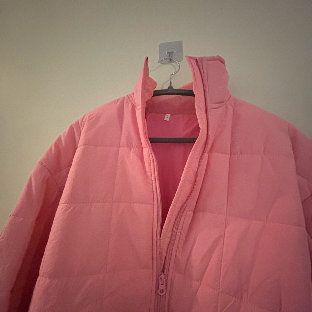 Pink Quilted Women's Jacket - Picture 2 of 4